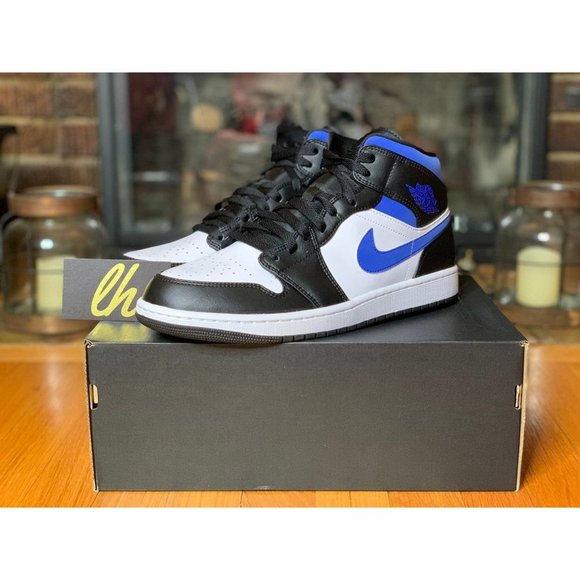 Size 11 Jordan 1 Mid "Racer Blue" - Picture 2 of 5